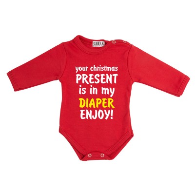 Carra Diaper Present бебешко боди